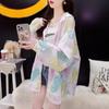 Chaqueta Holgada Casual con Capucha para Protección Solar para Mujer, Fina 2025 Nuevo Verano Diseño Elegante Versátil Top Ins