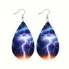 Pendientes Colgantes de Acrílico Transfronterizos de Regalo para Mujer, Pendientes de Playa de Lágrima, Accesorios Festivos Estilo Océano