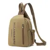 Bolso Cruzado de Pecho de Doble Hombro Multiusos para Hombre, Multifuncional, Ligero, de Lona para Viaje, Gran Capacidad, Casual, Deportivo, de un Solo Hombro, Cruzado, Mochila Pequeña