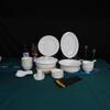 Pratos, Pratos de Porcelana Óssea, Pratos Brancos de Porcelana Óssea, Conjunto de Pratos de Jantar de Cerâmica, Prato Fundo para Mesa, Cerâmicas de Jingdezhen