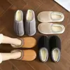 Pantuflas de Algodón con Forro de Felpa Engrosado para Mujer Primavera 2026, Antideslizantes, Cálidas, Adecuadas para Uso en Exteriores e Interiores, Pantuflas de Casa de Invierno
