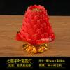 Vela Flor de Loto Po Colorida Delante de Buda Luz de Buda de 7 Colores Lámpara de Loto Chiba Extra Grande Lámpara de Deseos para el Hogar Año 24