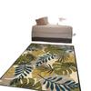 Tienda de Campaña de Terciopelo de Cristal con Diseño de Plantas y Flores Transfronterizo, Resistente a Manchas, Resistente al Desgaste, Alfombrilla Antideslizante, Alfombra Completa para Dormitorio y Sala de Estar