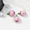 Rosa artificial, pequeño capullo de flor, bricolaje, ramillete, accesorios para el cabello, accesorios de flores para la muñeca, fondo de boda, fila de flores, decoración, capullo de té