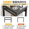 Mesa de café de Mahjong, Estante para té, Mesa de Mahjong, Mesa auxiliar pequeña, Estante de almacenamiento, Mesa de té dedicada móvil para jugar a las cartas en la sala de juegos