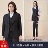 Traje Azul Marino para Mujer 2025 Nuevo Negocio Tienda 4S Traje Ropa de Trabajo Ropa Laboral Entrevista Maestro Vestimenta Profesional