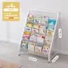 Estantería Pequeña para Niños Estante para Libros Ilustrados Estante Multicapa para el Hogar Estante de Pie para Leer Libros Estante de Exhibición Estante para Revistas