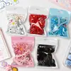 40 peças Acessórios para Chaveiro de Contas Conjunto Completo Materiais Coloridos Semi-acabados Ferramentas para Artesanato com Contas DIY Feito à Mão