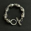 Pulsera para Hombre de Hip-Hop Moderna Retro Personalidad Agresiva Moda Versátil Accesorios Simple Primavera y Verano Pulsera de Quilla Regalo