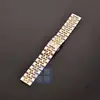 Para Apple Apple Watch Sete Contas Aço Inoxidável Pulseira Sólida Interface Plana Universal Pulseira para Smartwatch