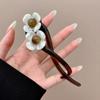 Elegante Pinza Twist de Flores Pinza de Agarre Pinza para el Cabello de Disco para la Parte Trasera de la Cabeza Horquilla para el Cabello para Mujer Nuevo 2024 Tocado