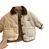 Chamarras Acolchadas de Algodón para Niños Estilo Coreano Casual Nuevo Estilo Estilo Bebé Chamarras Cálidas Acolchadas de Algodón para Niños y Niñas en Invierno, Otoño e Invierno