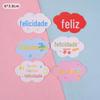 61 Meninas do Dia das Crianças Meninos e Meninas Prêmio Pequena Flor Vermelha Conjunto Pequenas Nuvens Cartão Bolo Cozimento Sobremesa Decorativa Plug-in