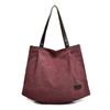 Bolso de Lona para Hombro y Mano Bolsa de Gran Capacidad Bolsa de Compras Bolso Ecológico Bolso de Lona para Mamá Saliendo a la Escuela