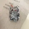 YHJ Acessórios de Cabelo Novo Adereço de Cabeça de Halloween Presilha de Abóbora Grampo Divertido Engraçado Presilha de Tubarão de Cabelo Acrílica