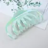 Pinza de Agarre con Forma de Calabaza Colorida Galvanizada para Gran Volumen de Cabello Pinza para el Cabello de Múltiples Rizos Parte Trasera de la Cabeza de Mujer Nuevo Pinza de Tiburón de Gama Alta