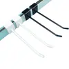 Mingchuang Youkou Tarjeta 2.0 Gancho Negro Blanco Línea Única Doble Línea Gancho Recto Tubo Cuadrado de 20 mm Estante Gancho para Teléfono Móvil Joyería