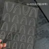 Nuevas pegatinas de arte para uñas huecas estilo francés, tiras adhesivas de encaje transparentes, plantillas pintadas en aerosol, tiras adhesivas, pegatinas de decoración para uñas