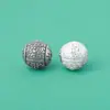 Prata Esterlina S925 Padrão Antigo Personalizado Retrô de Rosto de Animal Contas Espaçadoras de Prata Gananciosas Pulseira DIY Acessórios de Prata 10mm