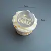 Nueva temporada de graduación de estilo ins transfronterizo decoración de pastelitos redonda de marca decoración de pastel de graduación enchufe