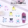 Joias para Unhas Desenho Animado Sanrio Kulomi Scooter Acessórios para Unhas Resina Parchia Cachorro Rede Vermelha Explosões Atacado