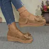 Verano 2026 Nuevo Talla Grande para Mujer Casual Cómodos Lazos Zapatos Planos de Moda Francesa Talla Única para Todos
