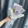 Día de la Mujer 8 de marzo Enviar Novia Ramo de Flores Twist Bar Bolsa de material DIY tejida a mano Flor artificial de tulipán Producto terminado