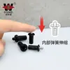 Soporte de Plástico Telescópico para Eje de Transferencia Soporte de Placa Conector para Muebles Pasador de Puerta de Panel de Partición Panel de Puerta de Gabinete Soporte de Placa Telescópico con Resorte