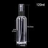 Regadera botella de plástico pet sub-botella perfume botella vacía niebla fina pulverización lateral botella de muestra transparente botella pulverizadora