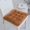Comercio Exterior Transfronterizo Popular Venta al por mayor Poliéster Felpa Corta Silla de Té Cojín de Silla Correas Pueden Fijar el Cojín del Asiento para Todas las Estaciones
