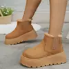Otoño 2026 Nueva Llegada Comercio Exterior Tallas Grandes para Mujer Casual Cómodo Estilo Europeo Americano Moda Ropa Exterior Botas Talla Única