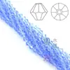 Cuentas de cristal con punta para accesorios de joyería DIY, cuentas de 3/4 mm, cuentas de vidrio, cuentas sueltas, accesorios hechos a mano creativos, cuentas de diamante