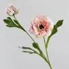 Flores Artificiales con Dos Cabezas, Decoración Vintage Estilo Europeo para Mesa Auxiliar de Comedor en Casa, Materiales para Arreglos Florales, Accesorios de Exhibición de Flores Artificiales, Loto Expuesto