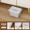 Caixa de armazenamento espessa para casa, plástico estilo creme, armazenamento de grande capacidade, organizador de roupas com tampa, caixa de armazenamento de mesa