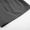 Shorts de Traje Sueltos de Pierna Ancha para Hombre Verano Estilo Trendy Marca de Moda Americanos Plisados Color Sólido Cordón para Atar de Media Longitud