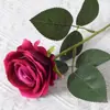 Rosas de Terciopelo Sintético Cuidadosamente Seleccionadas para San Valentín Decoración de Boda para el Hogar Pared de Flores Tacto Flores Sintéticas Flores Artificiales Falsas
