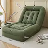 Sofá perezoso, cama para perro humano, sofá pequeño para dormitorio, sillón perezoso individual o doble, sofá cama plegable reclinable y para dormir
