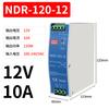 Suministro Directo de Fábrica NDR-75W/120W/150W/240W Mingwei 24V/12v Riel DIN 3A5A10A Fuente de Alimentación Conmutada