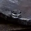 Anillo Sencillo de Plata de Ley 925 de Moda para Hombre Anillo Elegante de Moda para Mujer Anillo de Pareja Diseño de Nicho Anillo para Dedo Índice