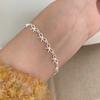 Pulsera Conector de Moño Dulce para Mujer, Simple y de Moda, Temperamento Versátil, Personalidad, Pulsera de Celebridad de Internet, Joyería Estilo Ins, Tendencia
