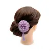 Accesorios para el Cabello Estilo Japonés Exclusivamente para Ventas Transfronterizas, Pasador para el Cabello con Borla de Crisantemo, Popular Accesorio para el Cabello de Amazon, Adorno para el Cabello de Flor de Seda Hanfu