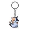 Chaveiros de Gato Fofos Atacado do Fabricante Feitos de Material Plástico Macio, Chaveiros Planos para Eventos Promocionais