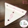 Soportes de Esquina Engrosados, Soportes Triangulares Invisibles, Estanterías de Almacenamiento de Hierro Forjado, Soportes de Ángulo Recto para Montar en Pared para Venta Directa de Fabricantes Transfronterizos