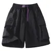 Shorts Casuais Enbu para Trabalho ao Ar Livre, Novo Estilo de Verão, Shorts Funcionais de Cinco Pontos Estilo Americano Casual, Shorts Esportivos Versáteis
