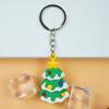 Colgante de muñeco de Santa Claus creativo, accesorio para mochila escolar, llavero navideño, pequeño regalo