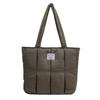 Bolsa para Chaqueta de Plumas, Bolso de Mujer, Bolso Grande de Capacidad para Otoño e Invierno, Bolso Tote de Nicho, Bolso para Estudiante Universitario, Bolso de Hombro de Moda