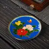 Porta-copos Criativos em Cloisonné e Acessórios para Conjunto de Chá Kung Fu