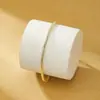 Anillo de Serpiente Cuadrado Press de Plata S925 Italiana de 2 mm Pulsera Viento Frío