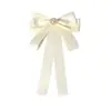 Pajarita para Mujer Lazo Grande Beige Perla Mate Estilo Pequeño Fragante Pin de Cinta Accesorios Estilo Preppy para Mujer Broche Romántico