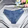 Estilo Europeo y Americano Comercio Exterior Completo de Encaje Transparentes Bragas de Cintura Media Panties de Encaje para Mujer